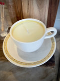 Vintage Franciscan Earthware Hacienda Yellow/Gold Tea Cup & Saucer