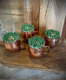 Vintage Copper Matchstick Cup