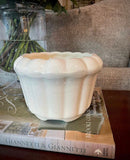 Vintage White Ceramic Planter