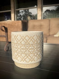 Curated White Ceramic Pot