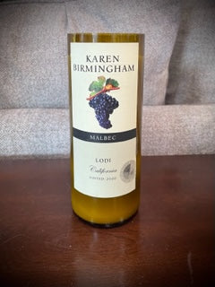 Karen Birmingham Malbec Wine Bottle