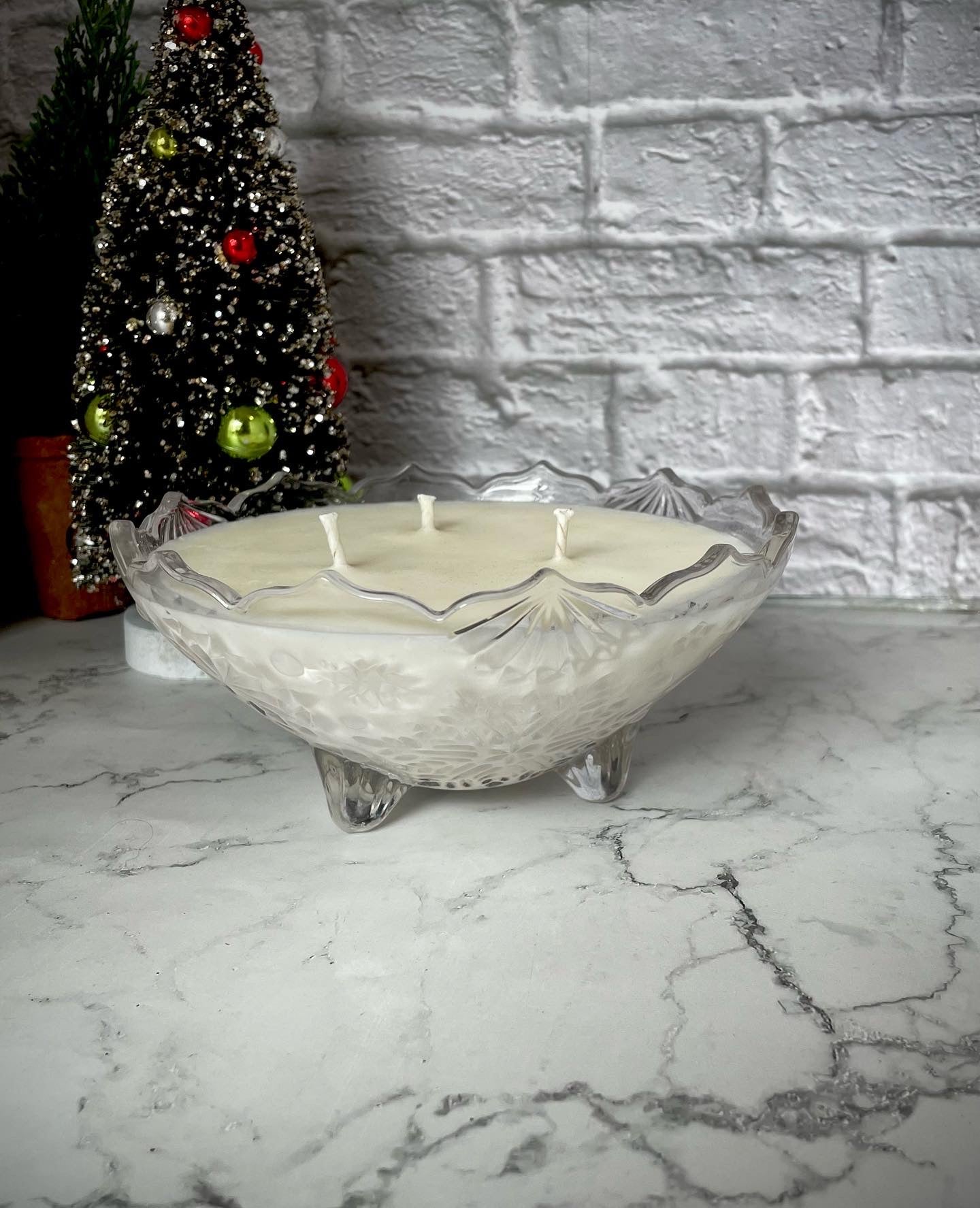 Christmas candy dish top
